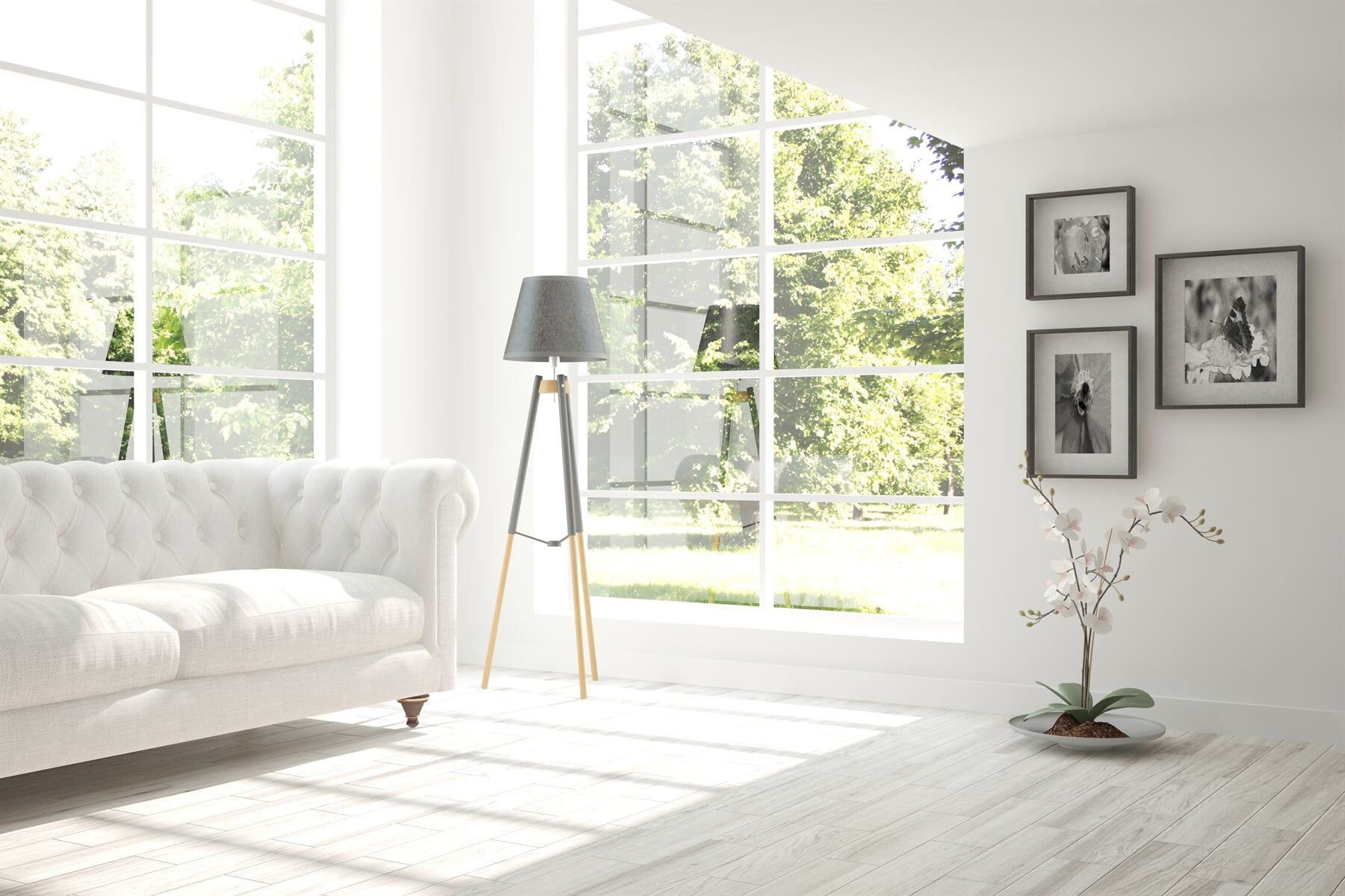 Furnished Living Room — Glass Repairs in Rockhampton, QLD