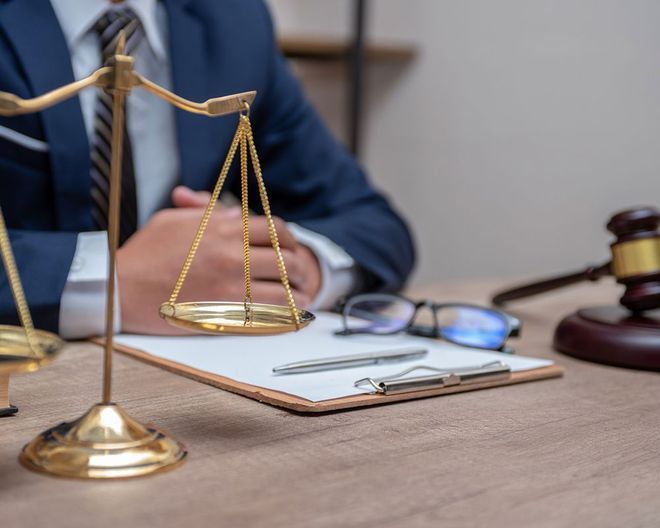 Attorney And Scale Of Justice