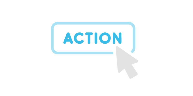 Illustration zu Banner-Design mit Call-To-Action