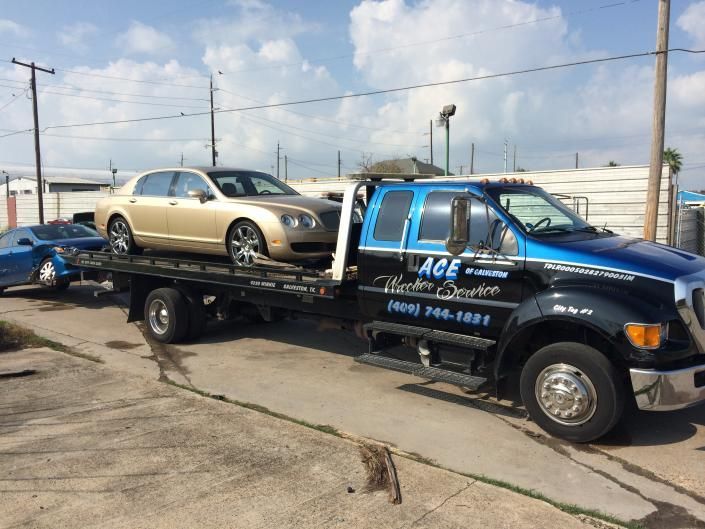 car on tow truck