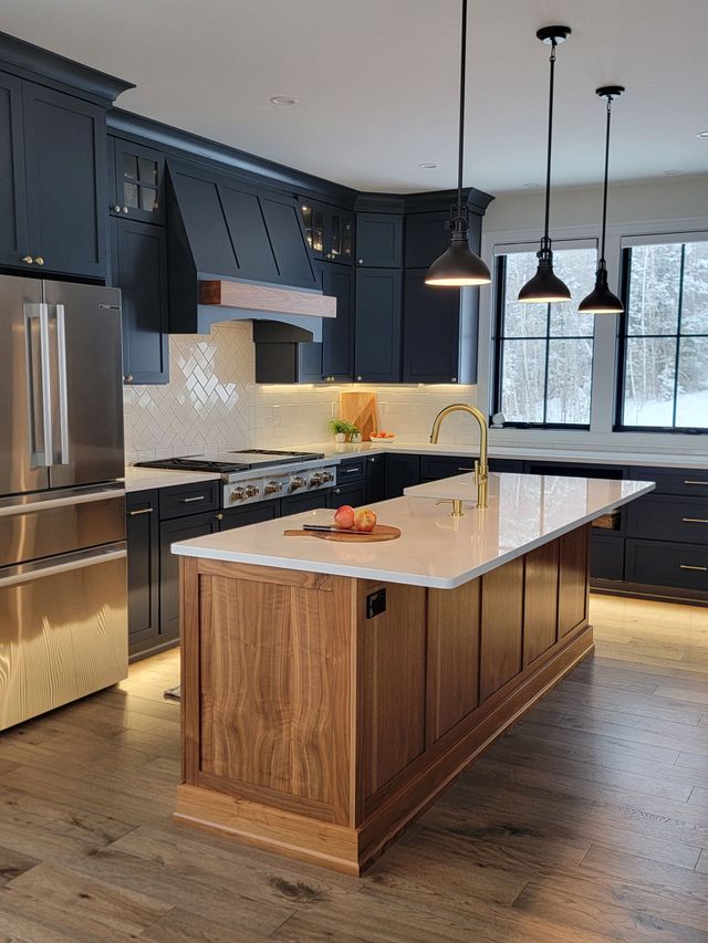Modern Rustic Kitchen Remodel in Tamworth, NH by Country Cabinets, etc. project photo 2
