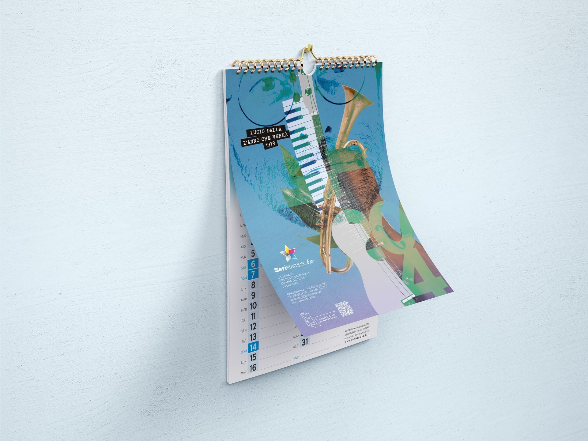 stampa offset calendario a muro