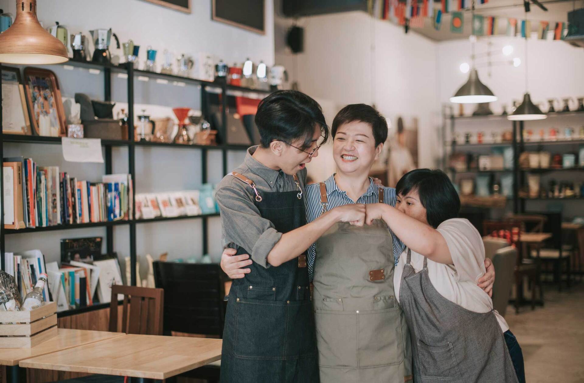 Family at Their Coffee Shop Business — Fairbanks, AK — Alaska Employee Benefits