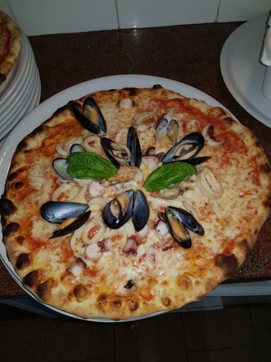 margherita con cozze