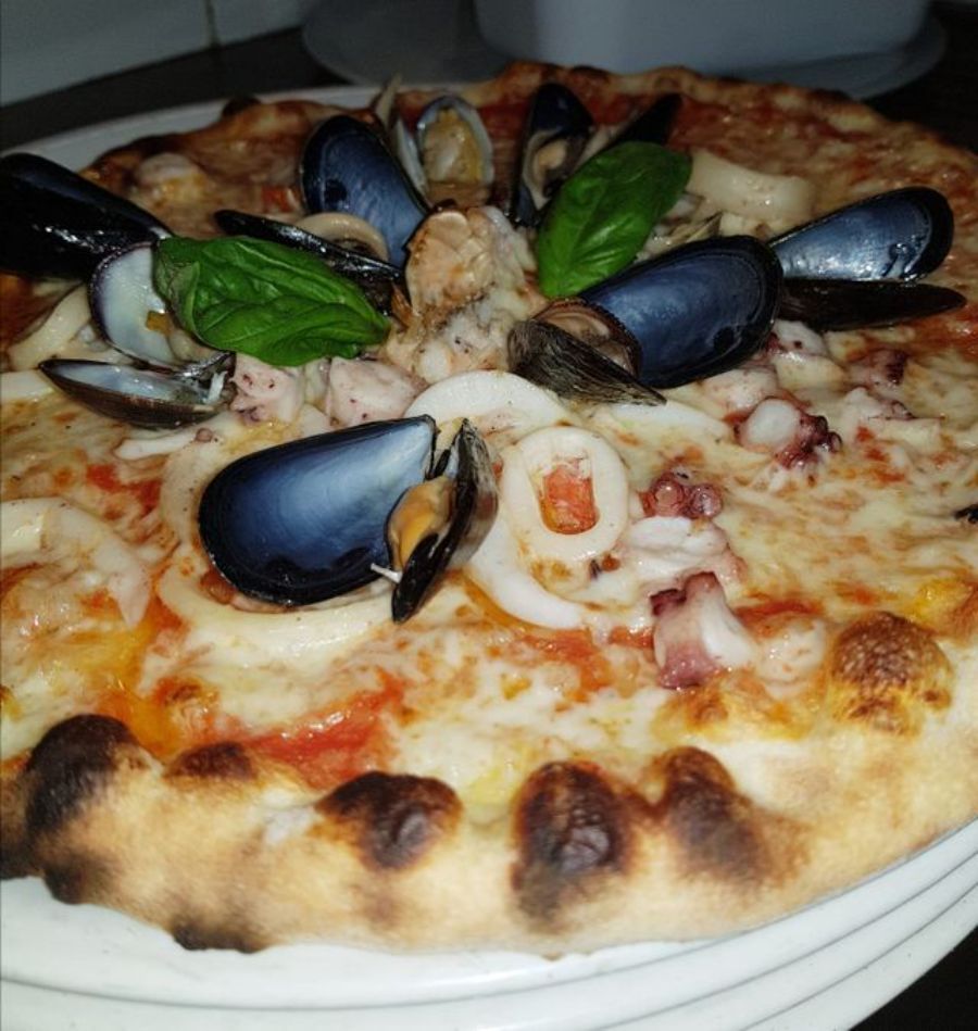 pizza con le cozze