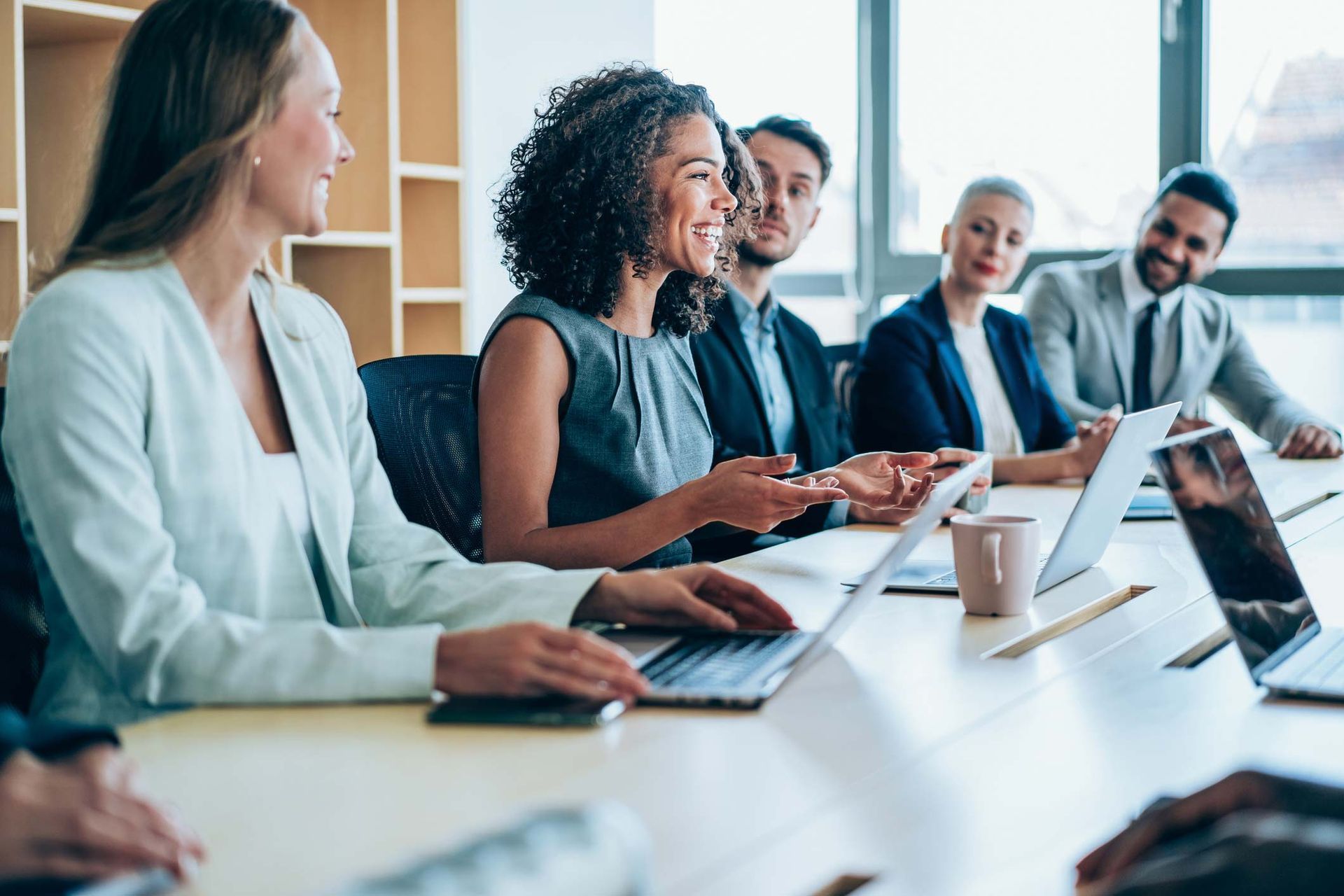 Business Persons On Meeting In The Office — Placida, FL — Accounting 4 Profitability LLC Business Persons On Meeting In The Office — Placida, FL — Accounting 4 Profitability LLC