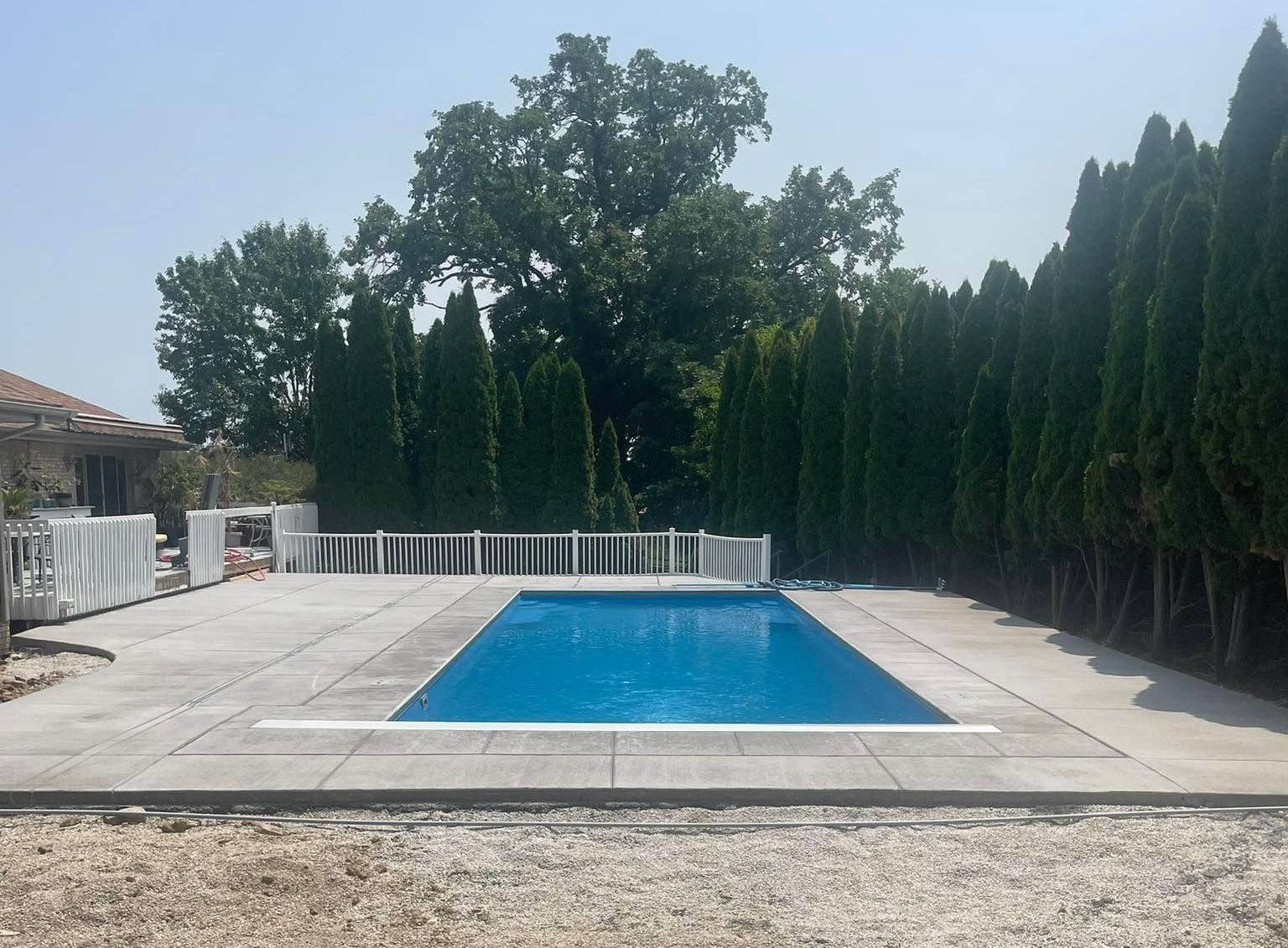 Concrete Deck on Swimming Pool – Moline, IL – QCFI Concrete & Masonry Concrete Deck on Swimming Pool – Moline, IL – QCFI Concrete & Masonry
