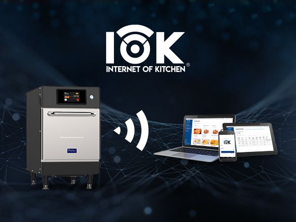 A computer and a laptop are connected to the internet of kitchen