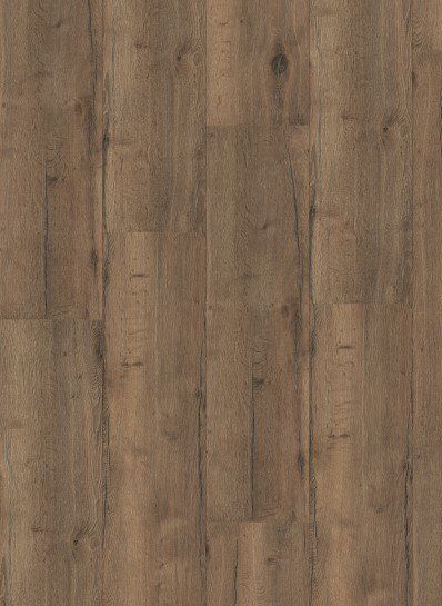 Houten vloer met een middelbruine tint en houtnerfstructuur.