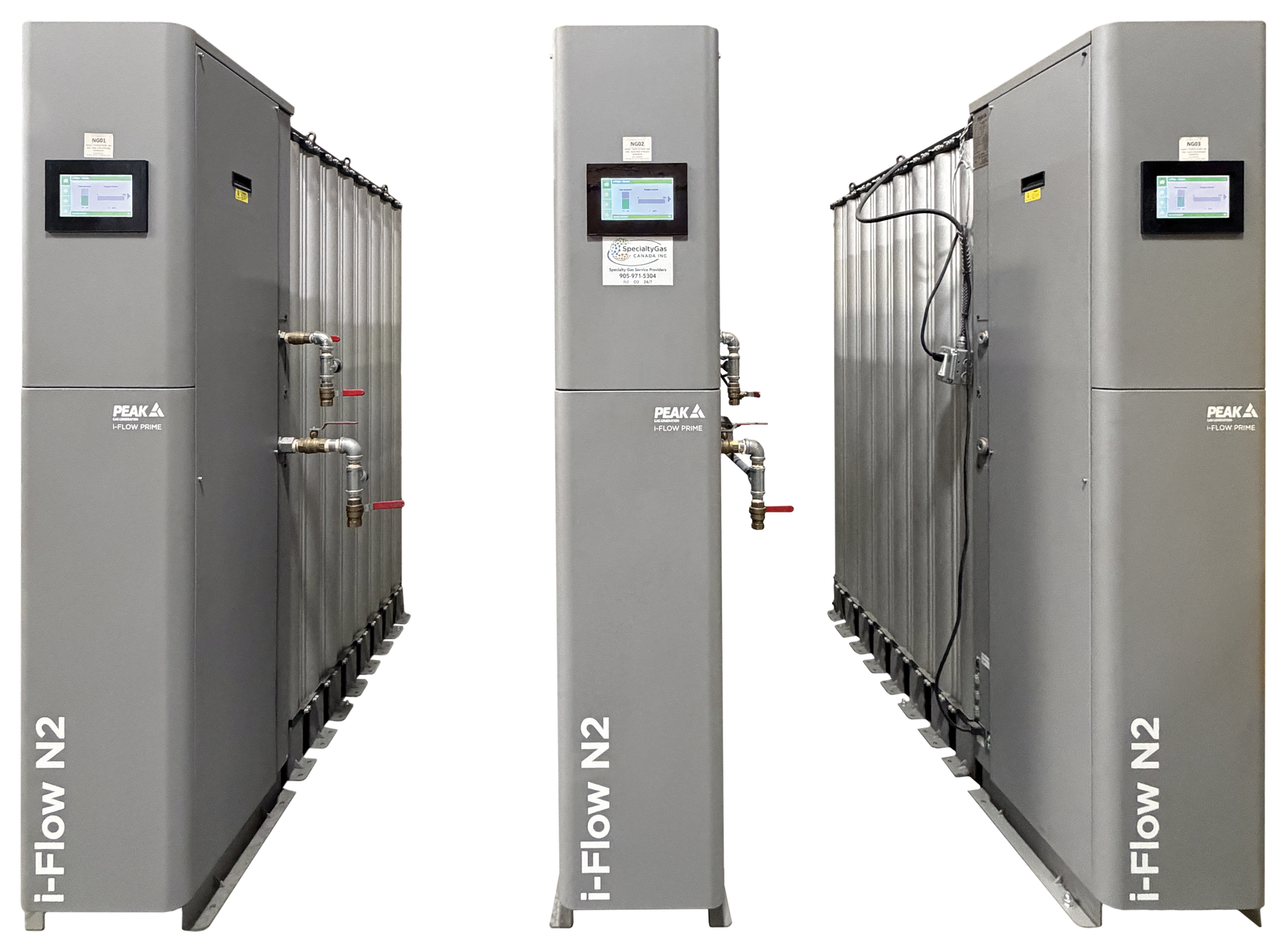 Compact Peak nitrogen generator unit designed for on-site gas production—supporting manufacturing efficiency and cost control.