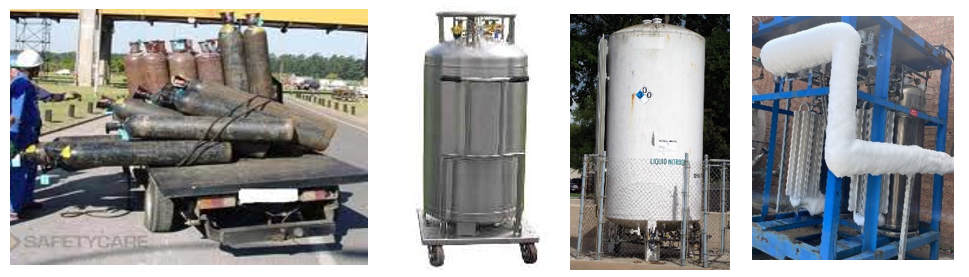 Cylinders of Oxygen and Nitrogen