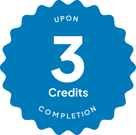 Badge: 4 Credits Upon Completion