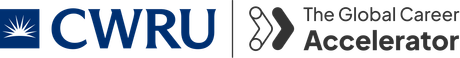 CWRU and The Global Career Accelerator logos