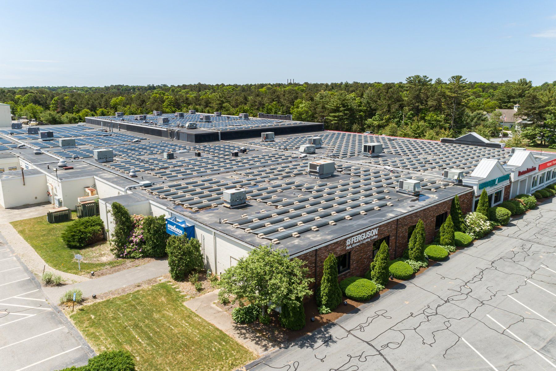 AUGAT BUILDING aerial shot 3