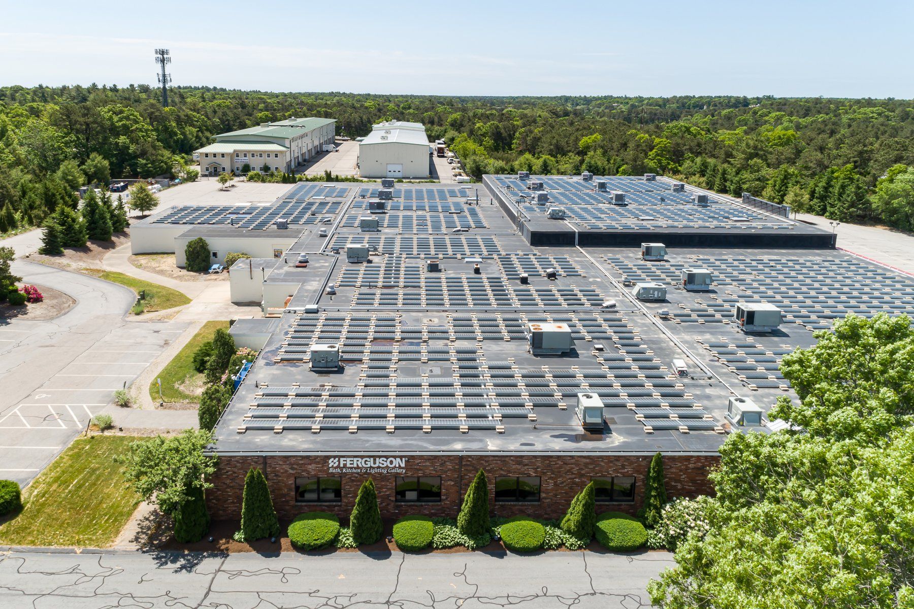 AUGAT BUILDING aerial shot