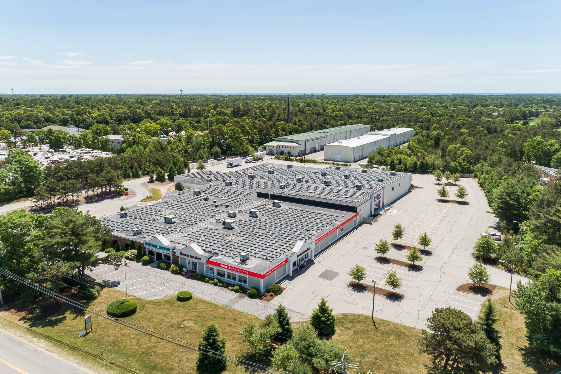 AUGAT BUILDING aerial shot 5