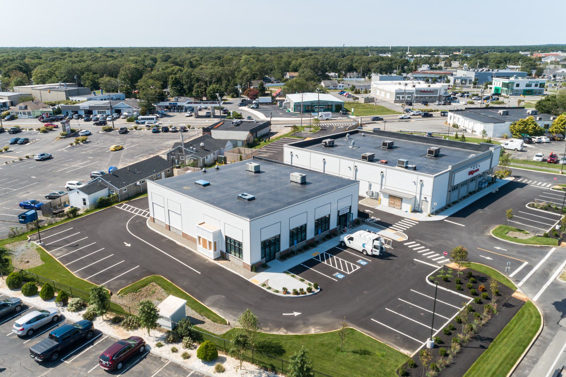 Aerial of Commercial property