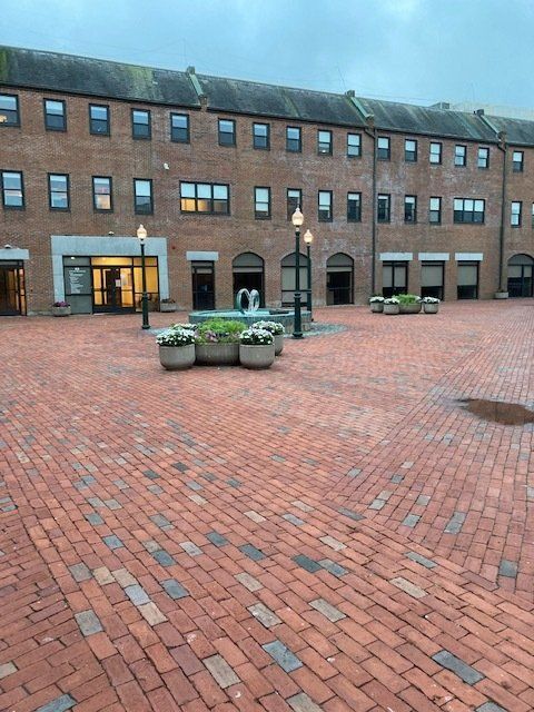 ONE FINANCIAL PLACE brick pavement