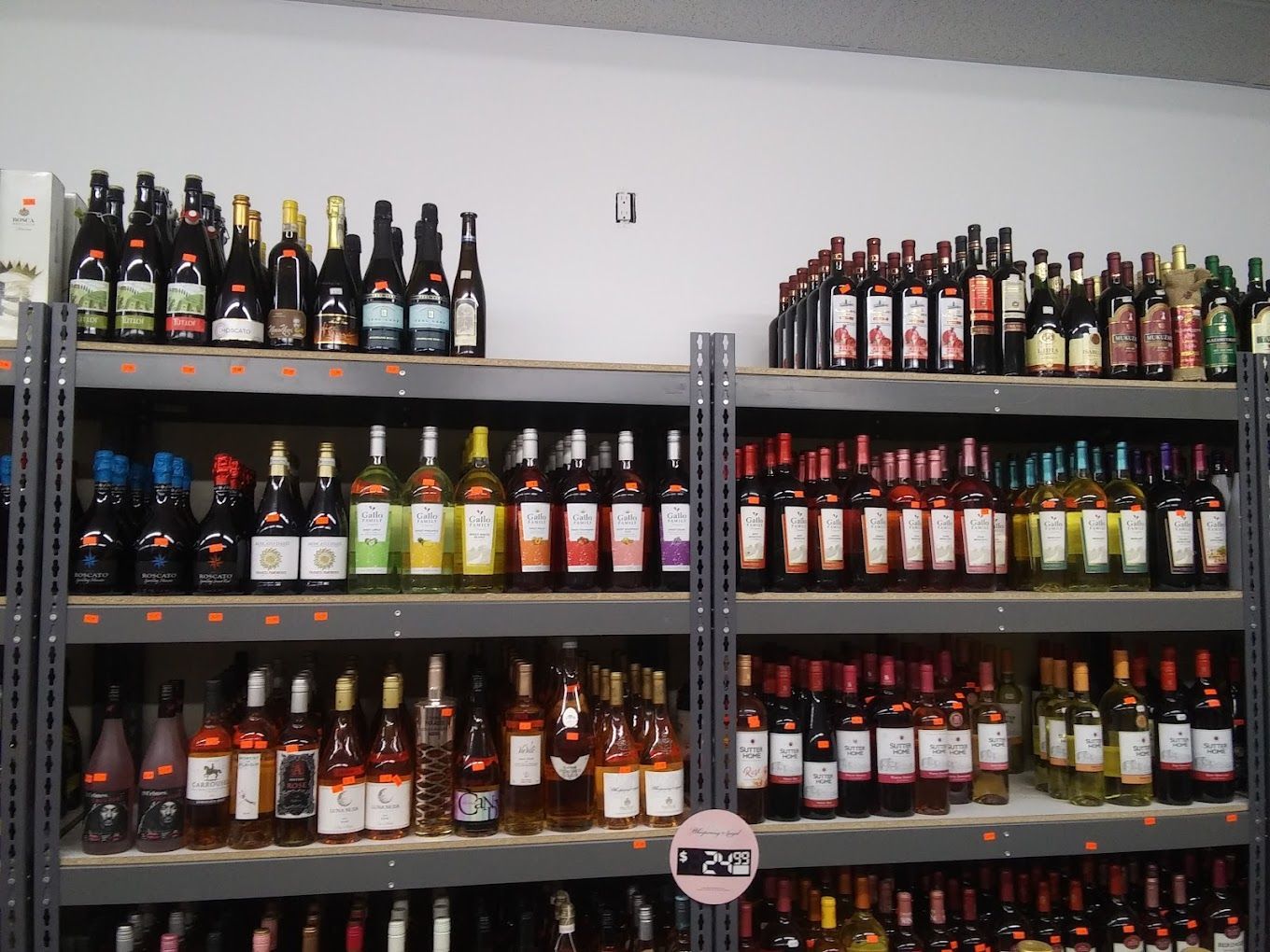 liquor store bottles