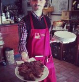 carne fiorentina appena cotta