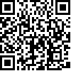 Ein schwarz-weißer QR-Code auf weißem Hintergrund.