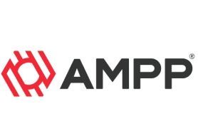 AMPP logo with red geometric icon and black text on white background