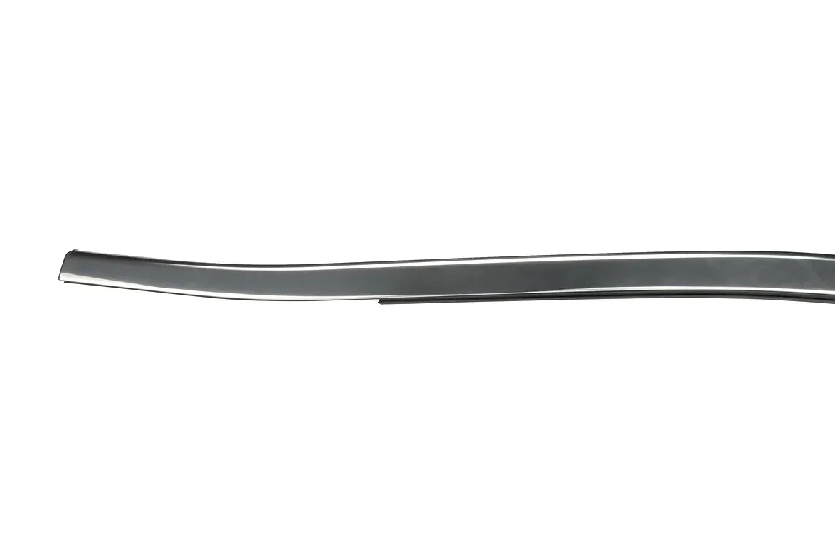 Silver, bent metal instrument, likely a surgical tool or pry bar.