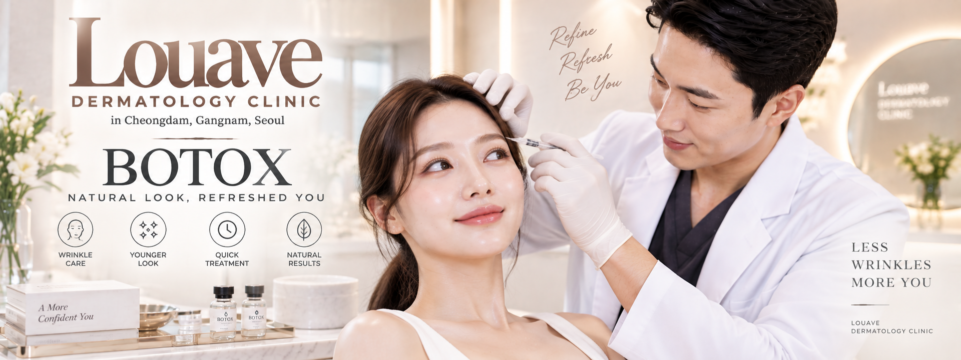 Body Botox at Louave Dermatology Clinic in Cheongdam, Gangnam, Seoul