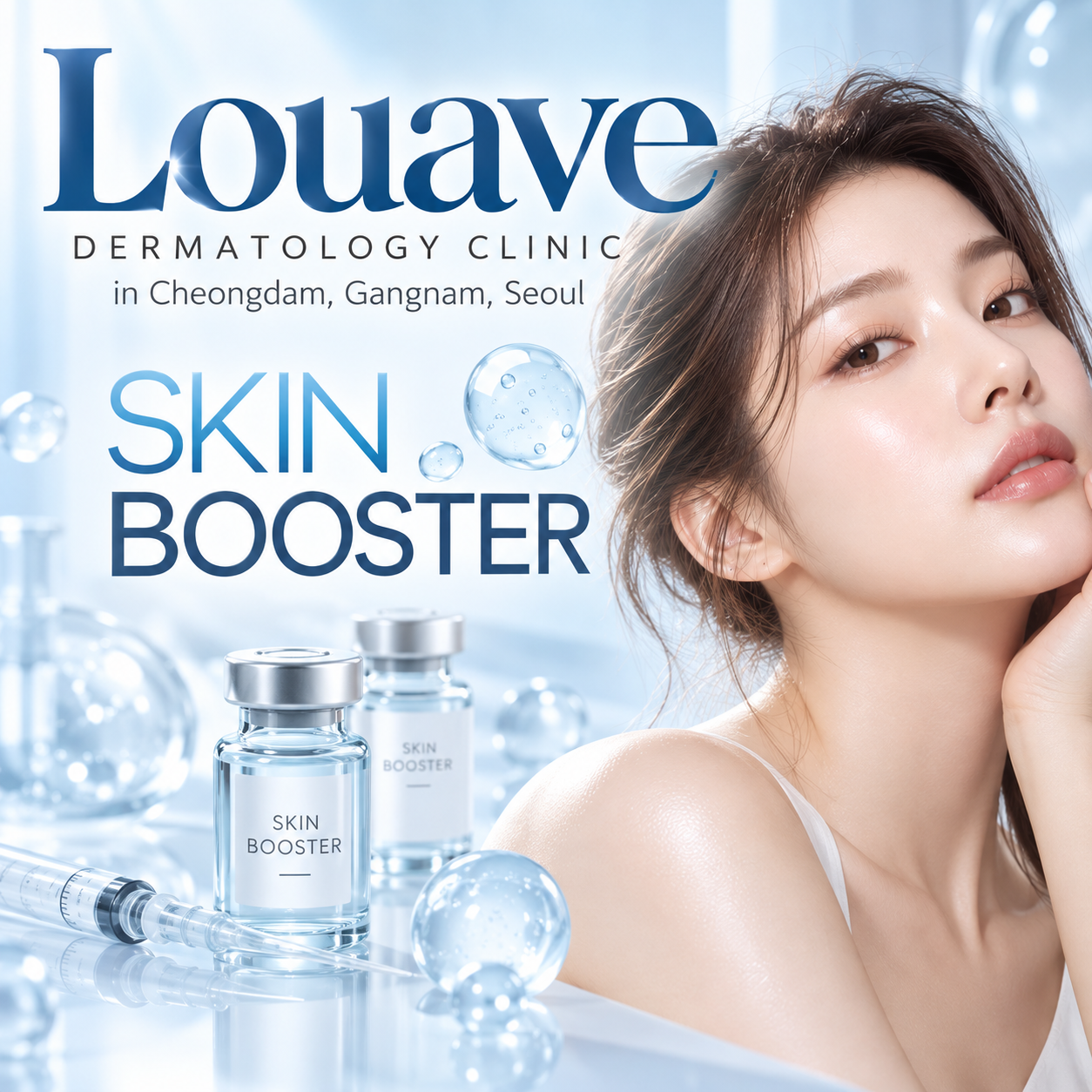 Skin booster treatment at Louave Dermatology Clinic, Cheongdam, Seoul