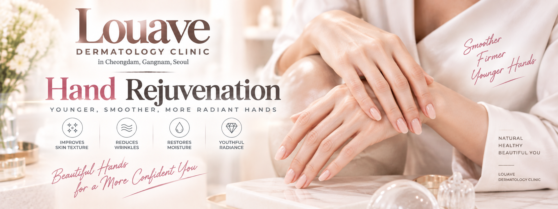 Hand rejuvenation at Louave Dermatology Clinic in Cheongdam, Gangnam, Seoul