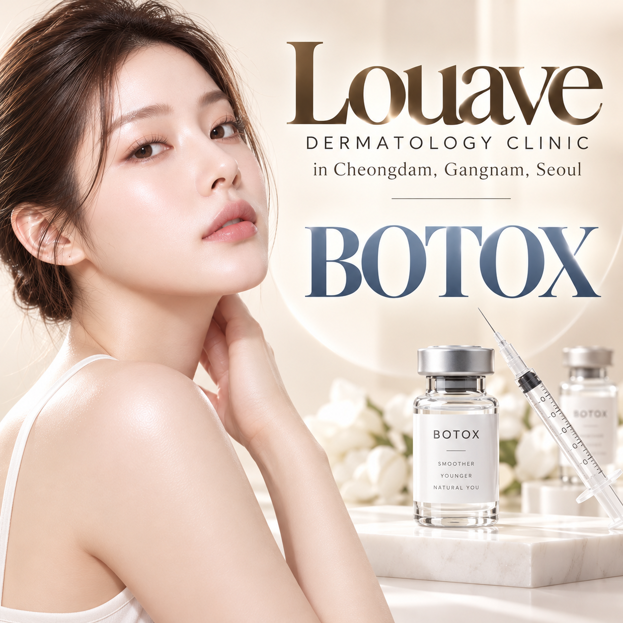 Body Botox treatment at Louave Dermatology Clinic, Cheongdam, Seoul