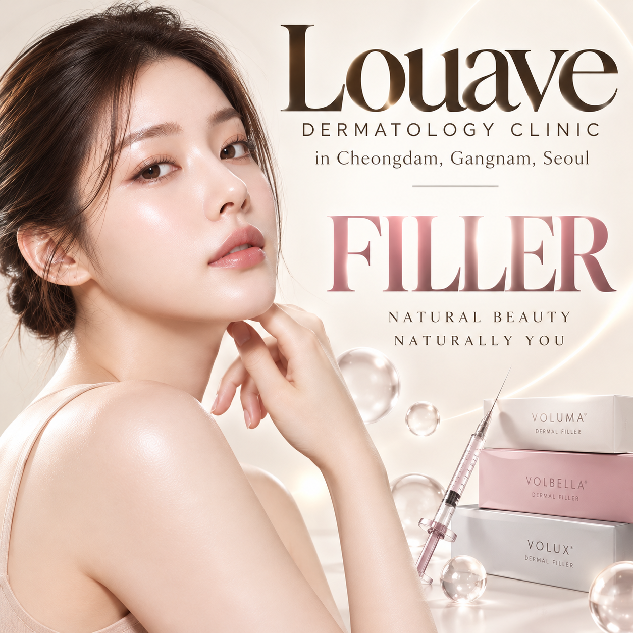 Juvederm at Louave Dermatology Clinic, Cheongdam, Seoul