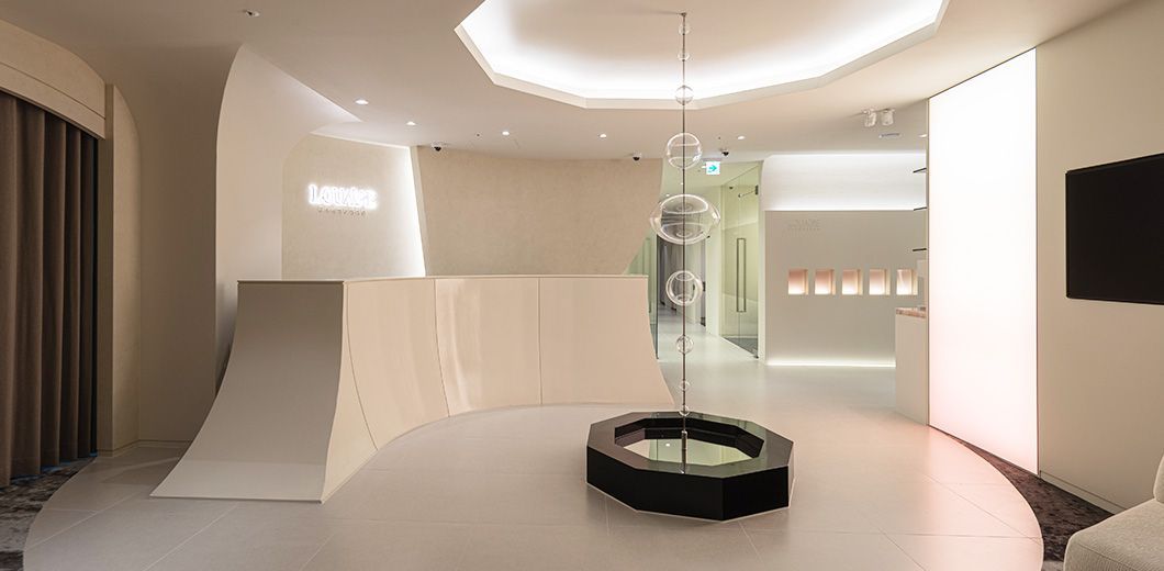 Louave Dermatology reception lounge