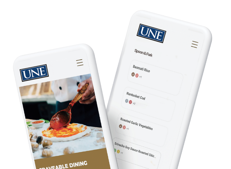 Craveable Preview on two phones