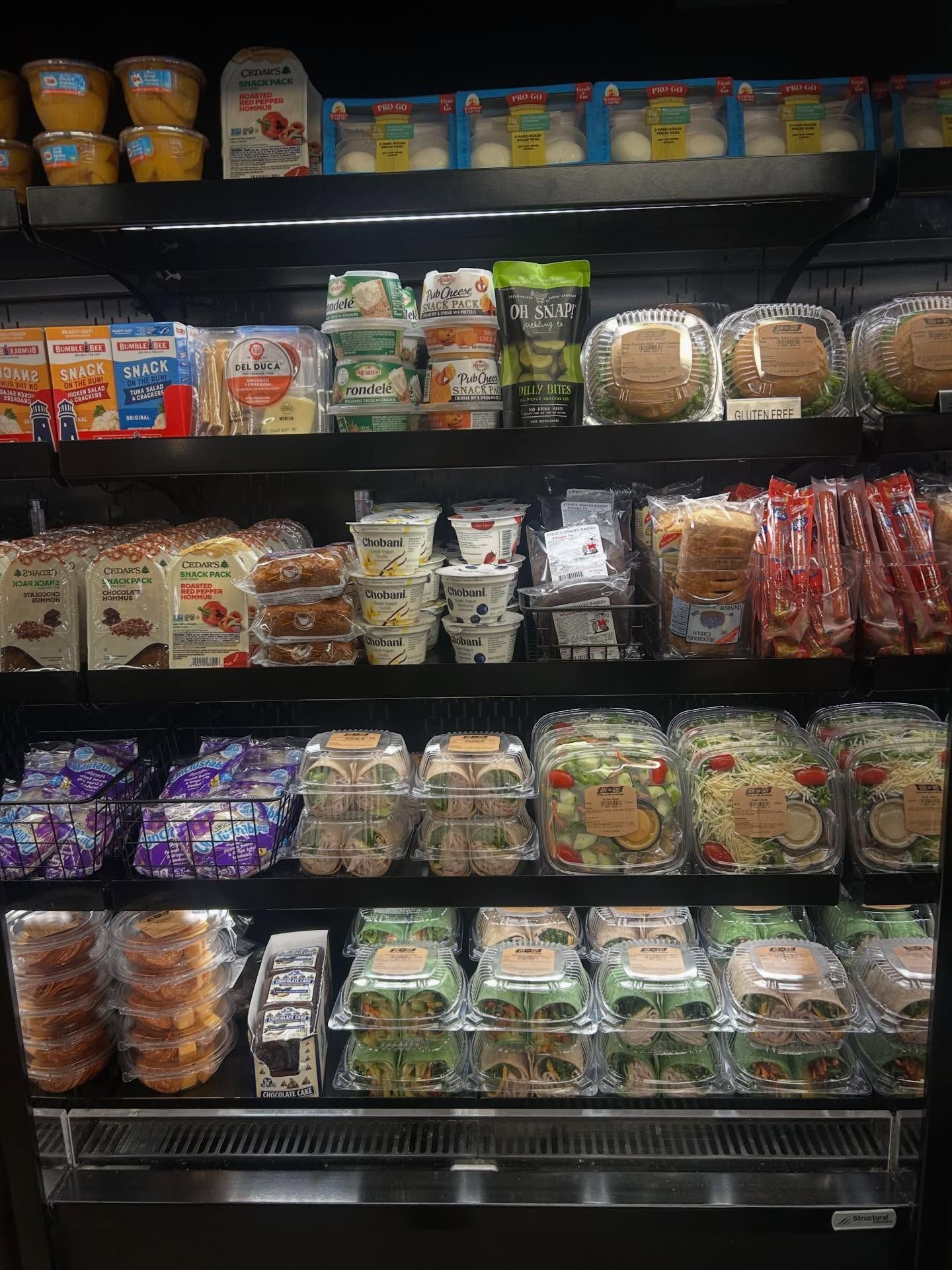 variety of grab and go options