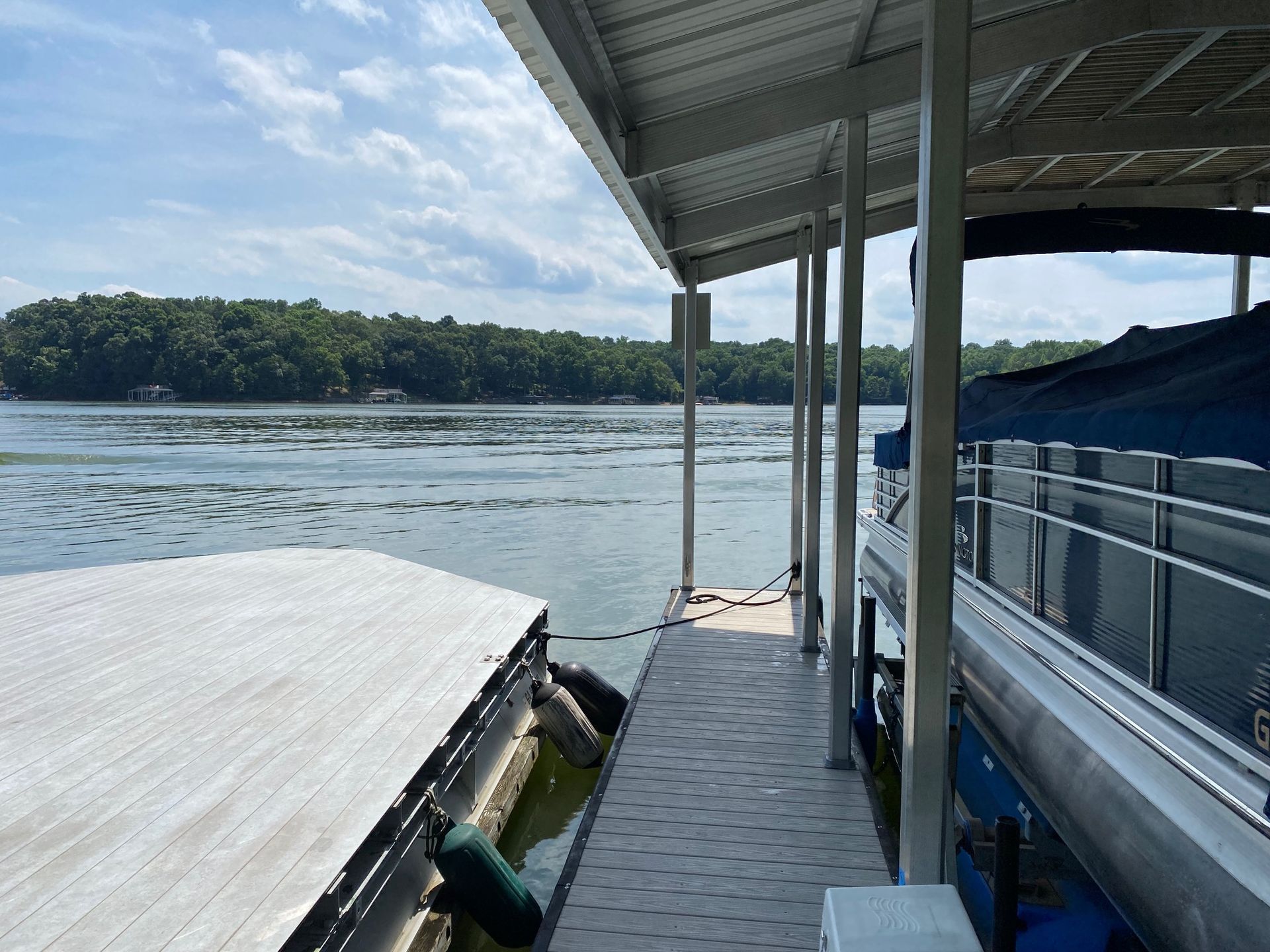 A lake dock electrical wiring in Gainesville, GA by Professional Design Systems