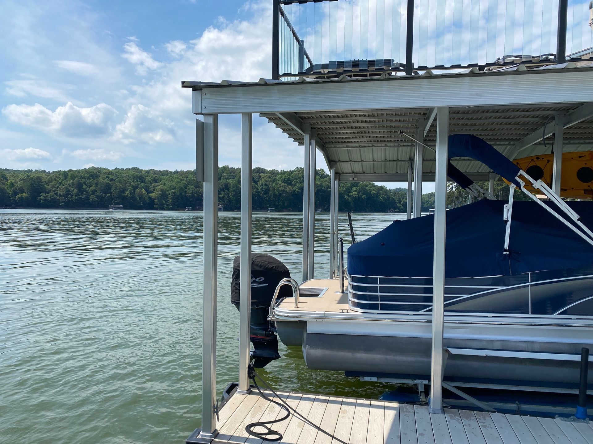 A lake dock electrical wiring in Gainesville, GA by Professional Design Systems