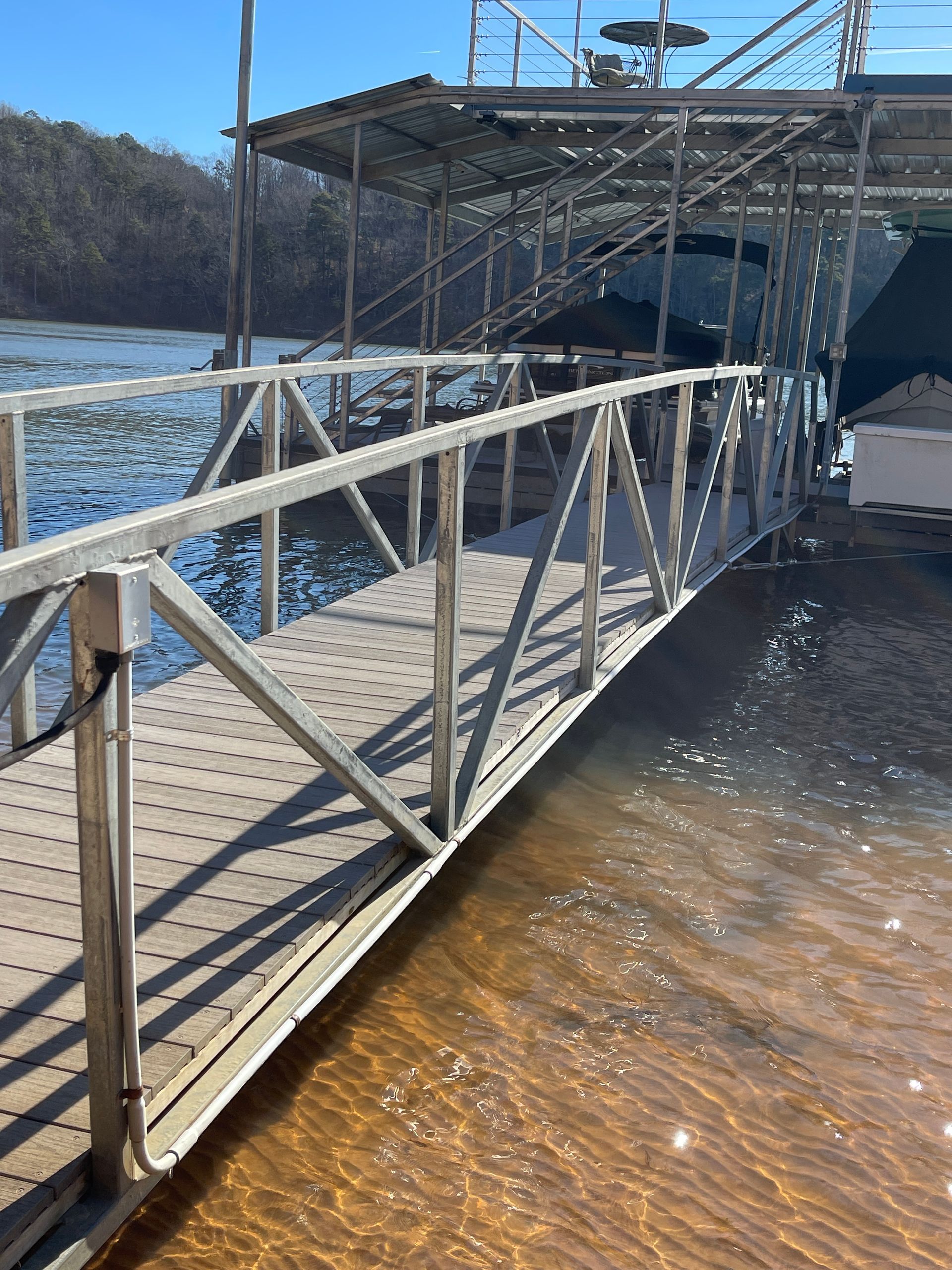 A lake dock electrical wiring in Gainesville, GA by Professional Design Systems