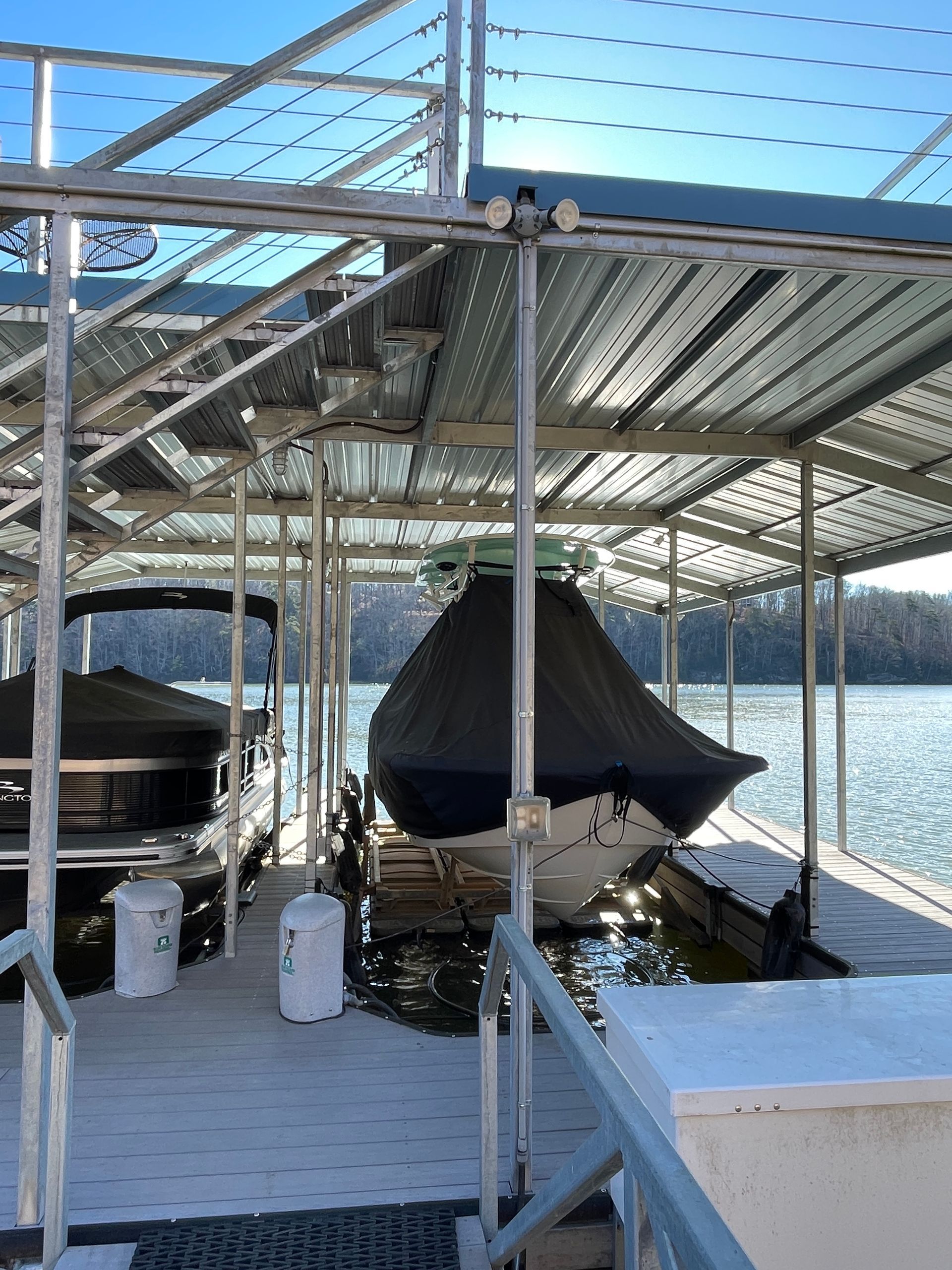 A lake dock electrical wiring in Gainesville, GA by Professional Design Systems