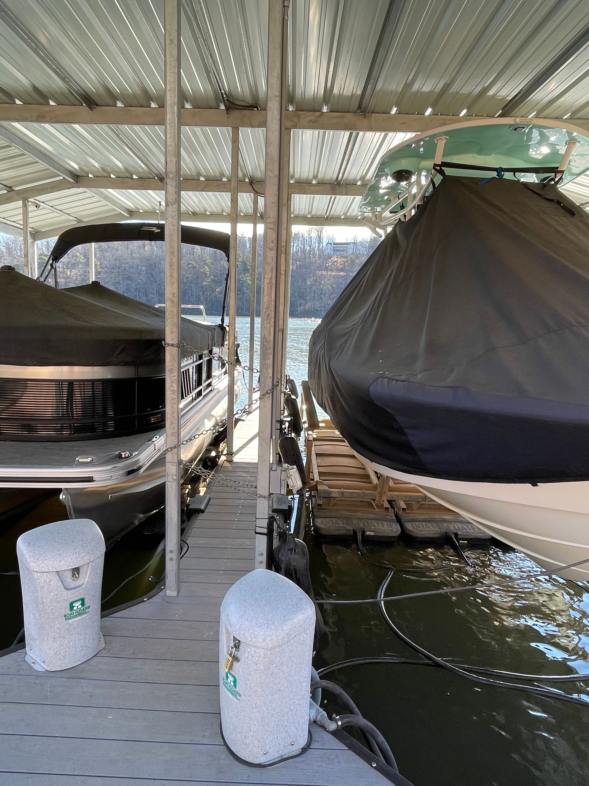 A lake dock electrical wiring in Gainesville, GA by Professional Design Systems