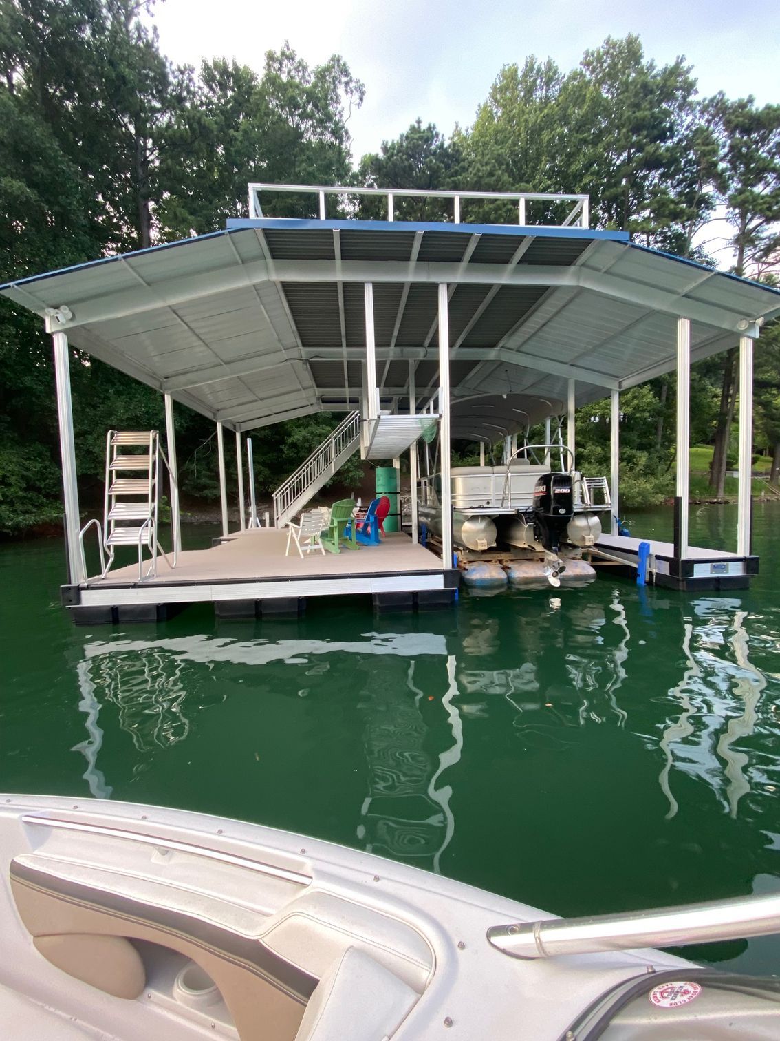 A lake dock electrical wiring in Gainesville, GA by Professional Design Systems