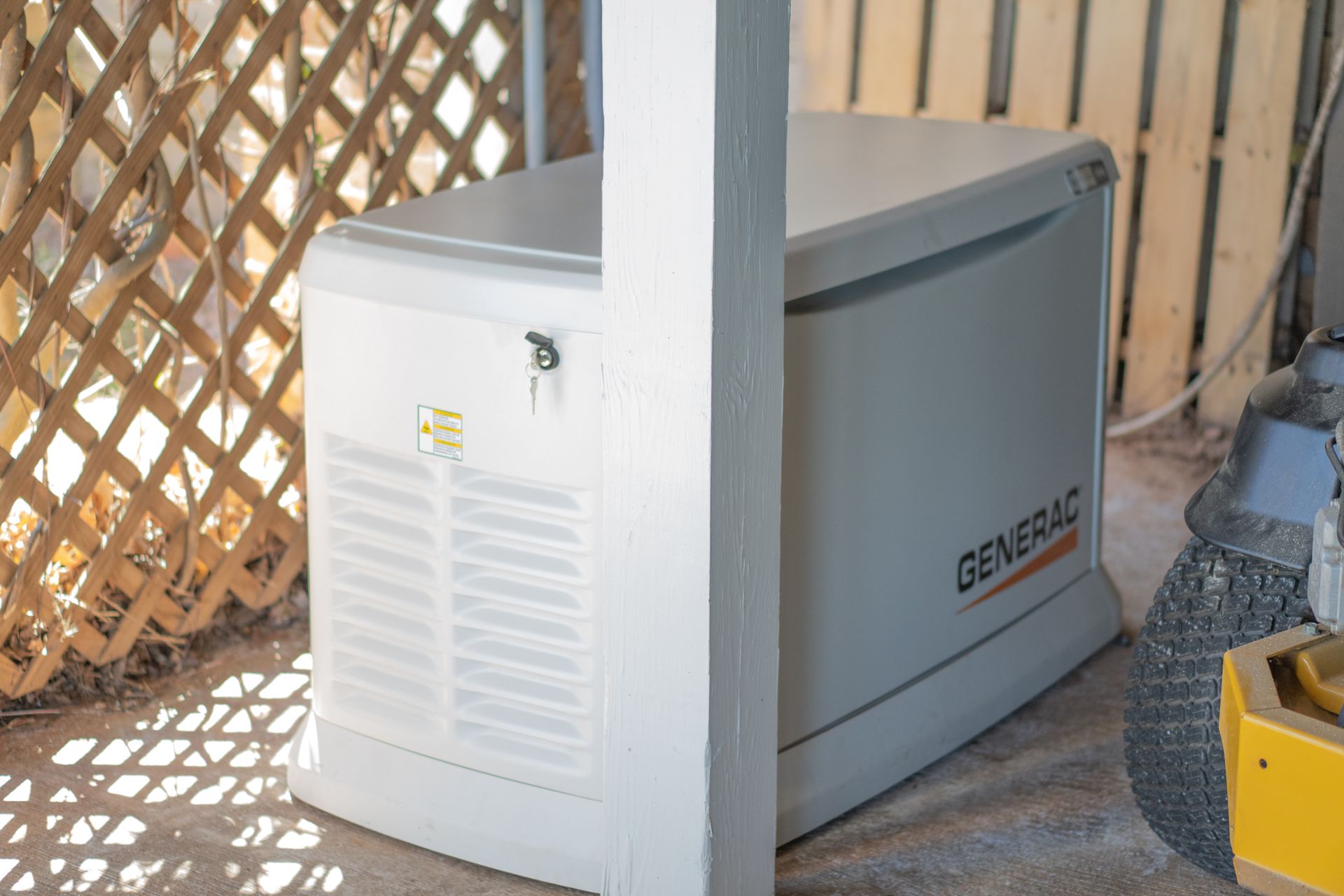 A generator installation in Gainesville, GA by Professional Design Systems