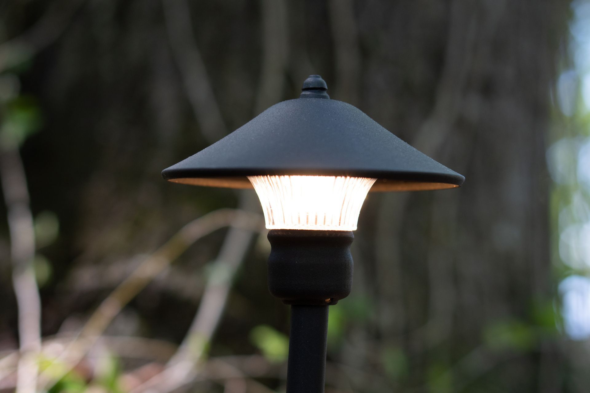 An outdoor lighting installation in Gainesville, GA by Professional Design Systems