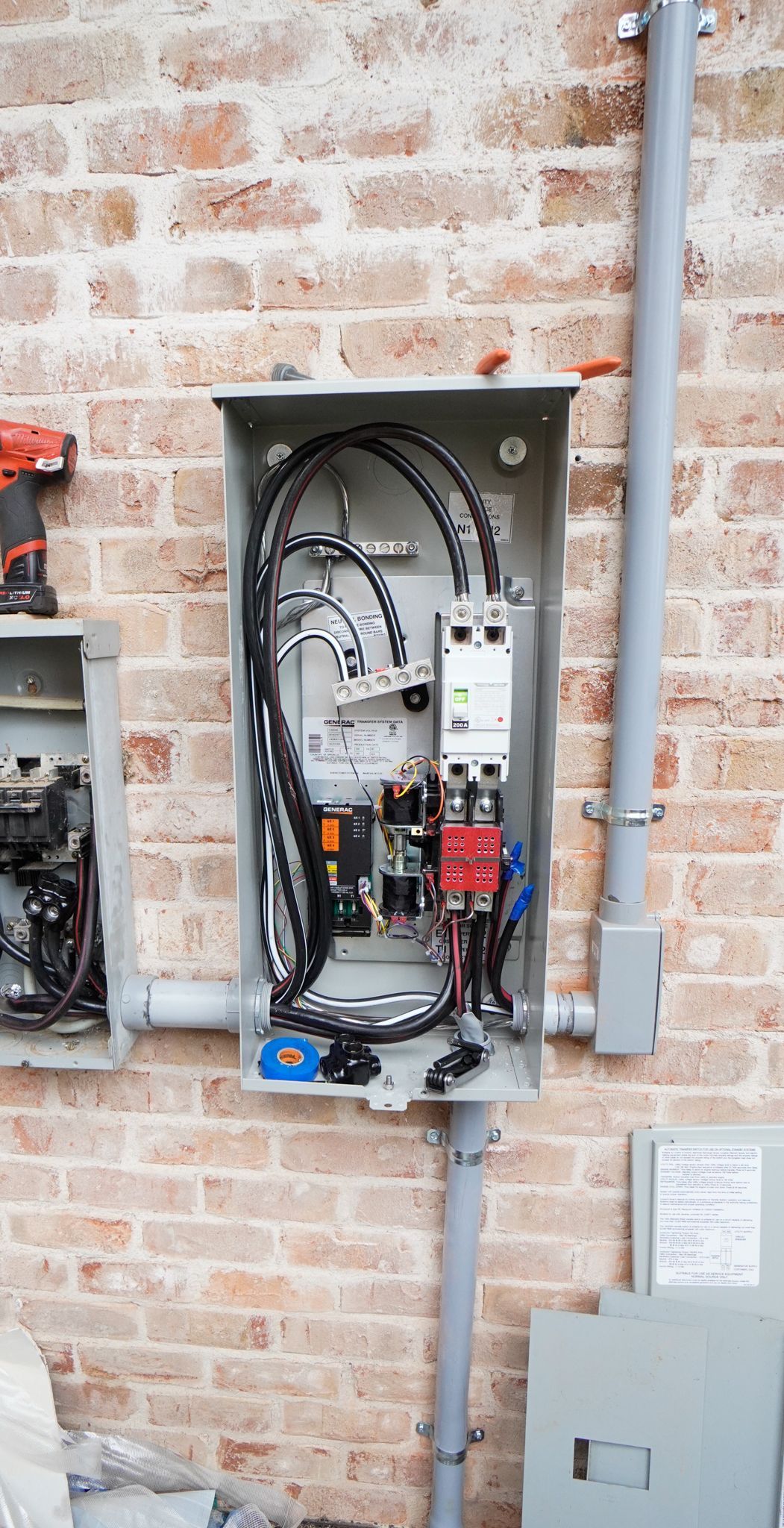 A whole home generator installation in Gainesville GA by Professional Systems Design