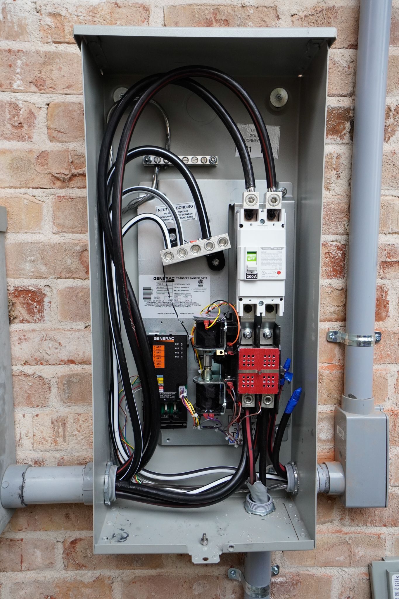 An electrical panel wiring in Gainesville, GA by Professional Design Systems