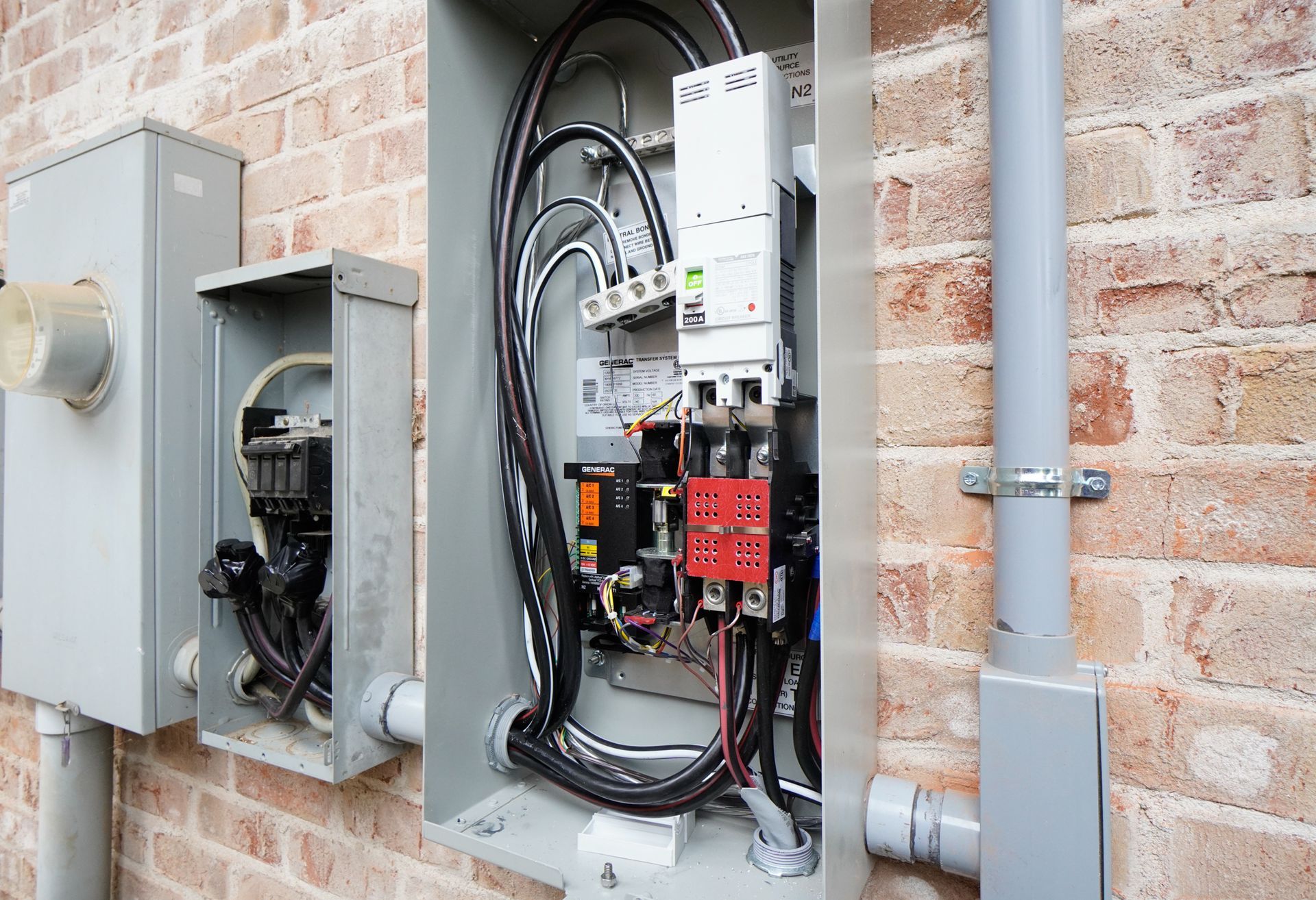 A whole home generator installation in Gainesville GA by Professional Systems Design