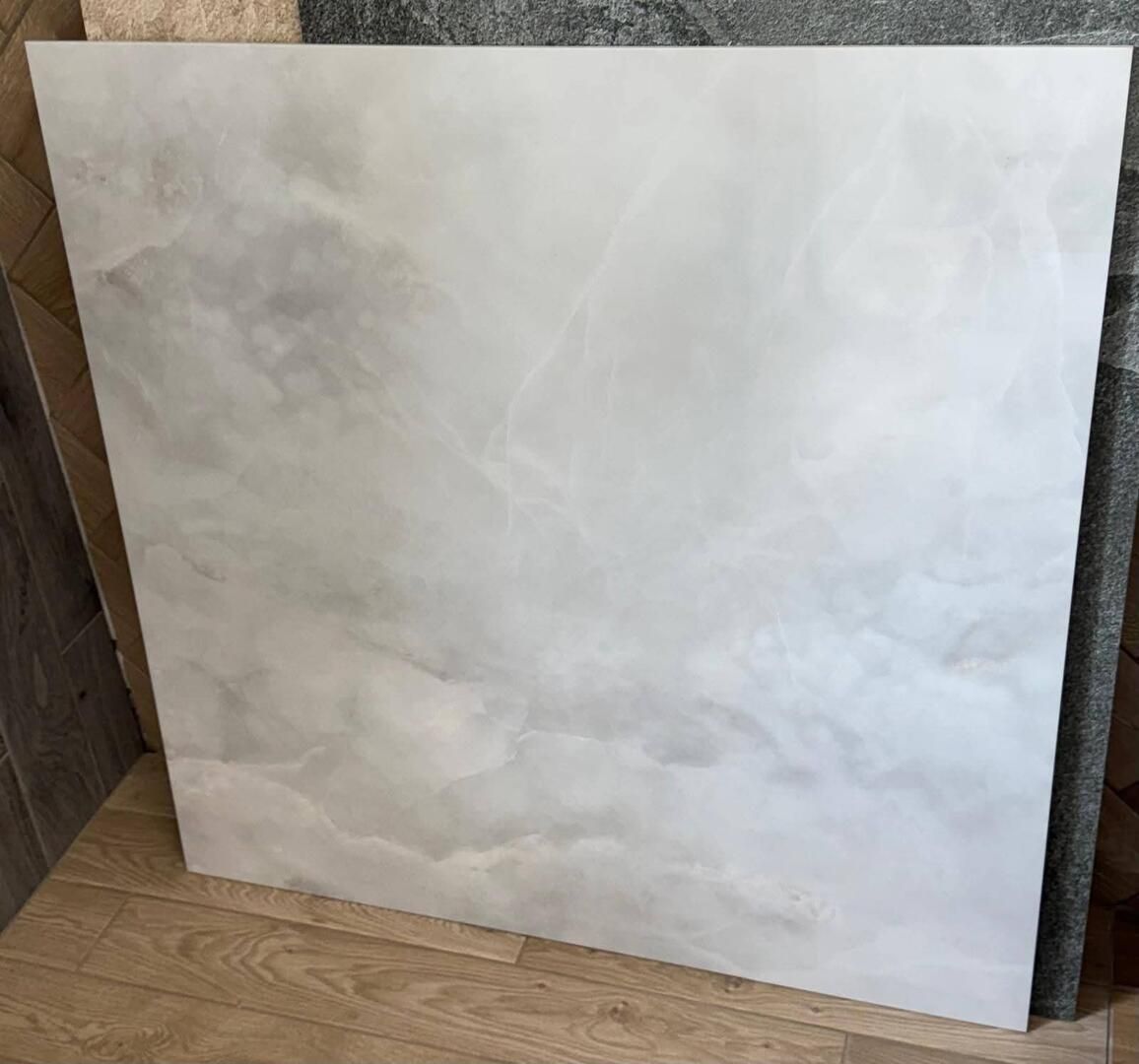 Gemstone Grey Polished Porcelain Tile in 800x800 available in County Durham