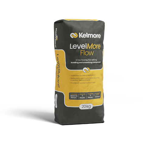 Kelmore LevelMore Flow leveller. In 20kg bags available in County Durham
