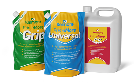 Kelmore PrimeMore Universal and Kelmore PrimeMore Grip come in 1ltr and 5ltr bags and also 5ltr bottles available in County Durham