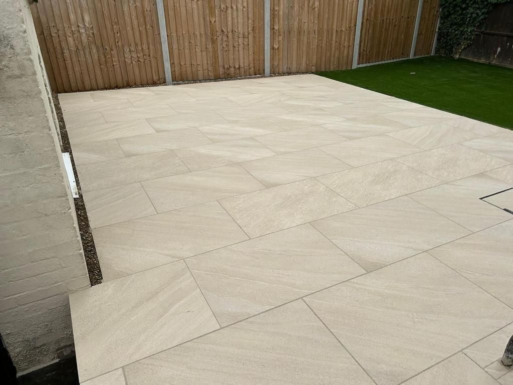 Riva Beige porcelain paver in 900x600 available in County Durham